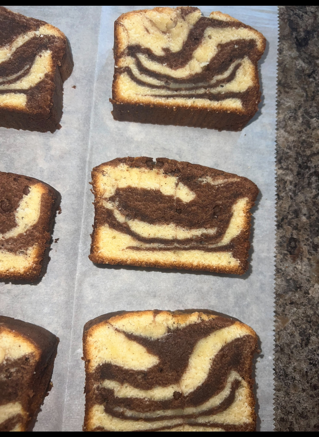 Chocolate Vanilla Swirl Pound Cake