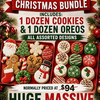 Christmas Bundle 1x Cookie 1x Oreos