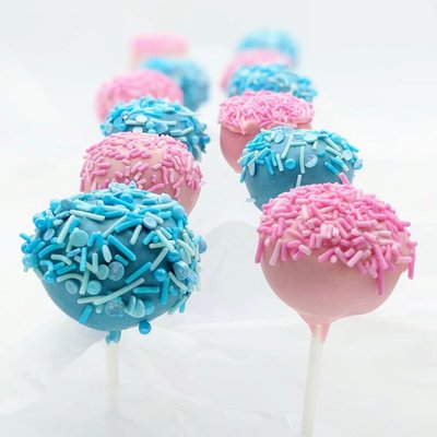 Gender Reveal Cake Pops