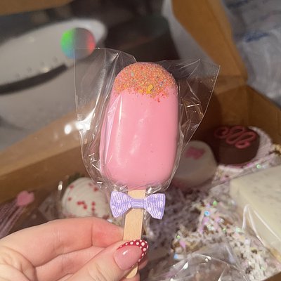 Chocolate Dipped Cakesicles 1/2 Dozen 