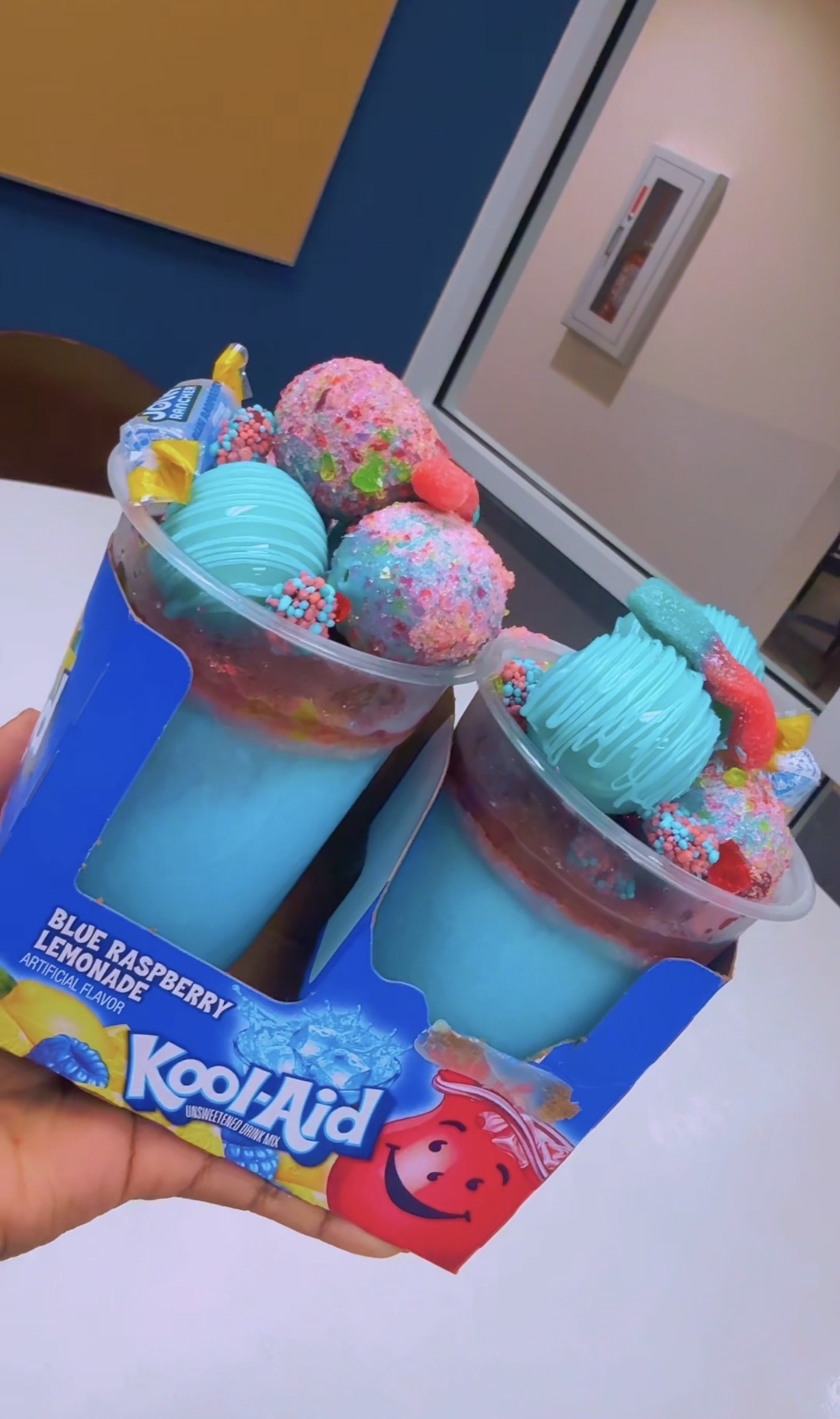 Blue Raspberry Kool-Aid Cups (2)