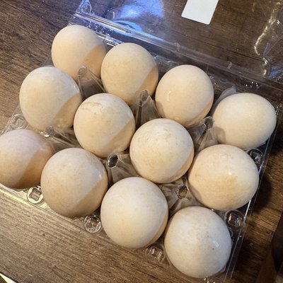 Duck Eggs 1 dozen washed 
