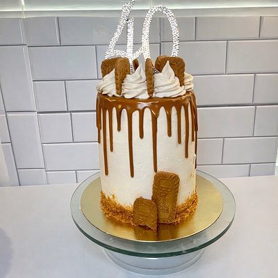 6” Tall Biscoff Cake