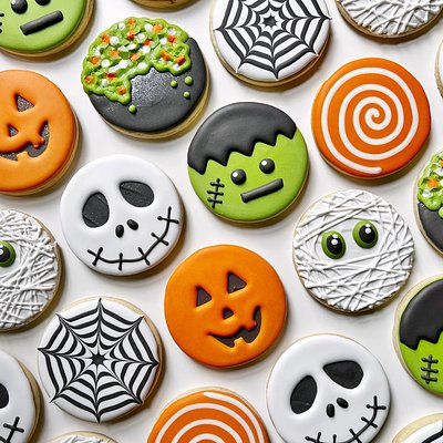 Halloween Cookie Decorating Class (mini 6 Guests) 