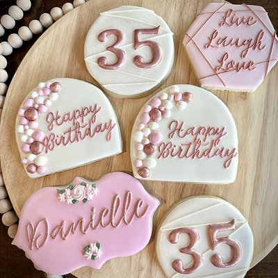 Birthday Pink Bubbles - Dozen