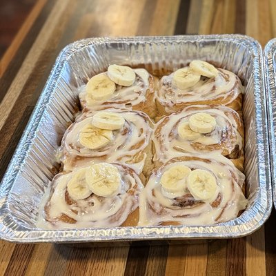 1/2 Dozen Banana Bread Rolls🍌🍞