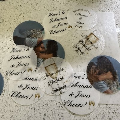 Custom Cupcake / Drink Toppers (9 Pcs)