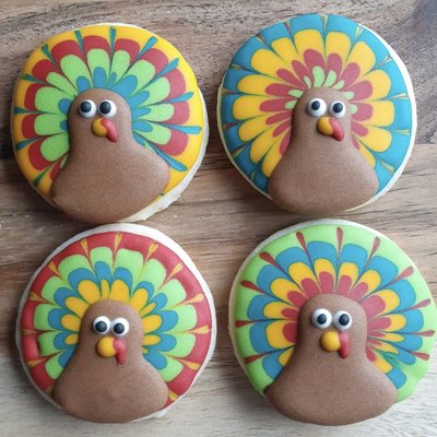 Mini Turkey Cookies