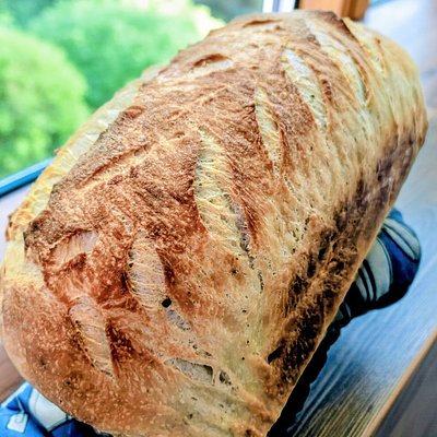 Garlic And Herb Sourdough Loaf