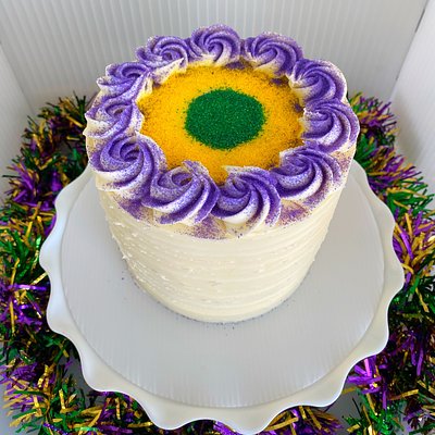8” King Cake Doberge Cake (Serves 20-25)