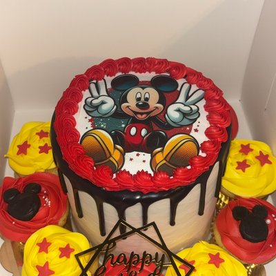 Party Combo 6” Cake 10 Cupcakes 