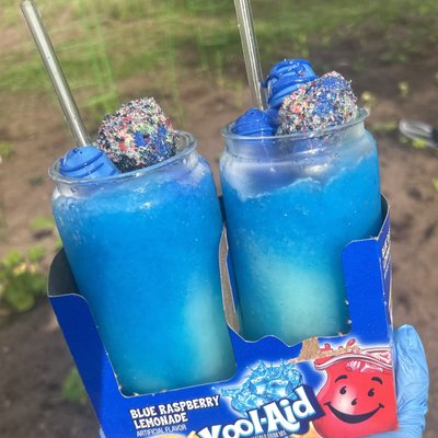 Viral Kool Aid Slushie (with Candied Grapes)