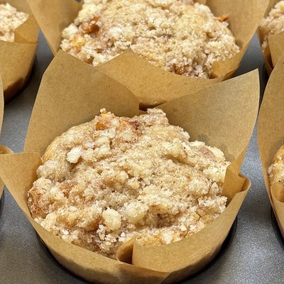 Apple & Cinnamon Sourdough Muffins