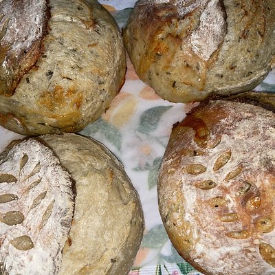 Dill/Chive/Garlic and White Cheddar Sourdough