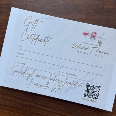 Gift Certificate 