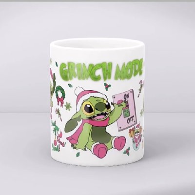 Stitch grinch Mode Mug 