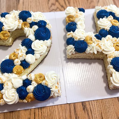 Custom Number Cake