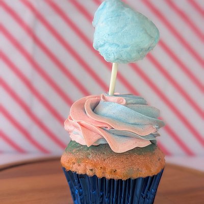Cotton Candy Cupcakes, 1/2 Dozen