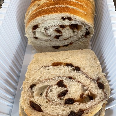 Sourdough Cinnamon And Raisin Sandwich Loaf 