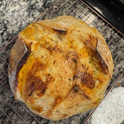Jalapeño And Cheddar Sourdough Loaf