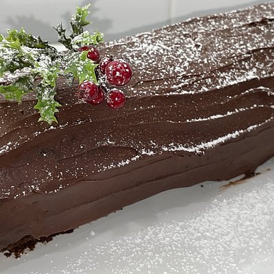 Yule Log cake 
