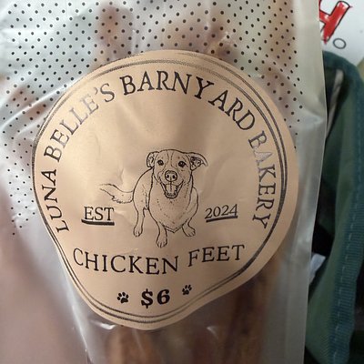 Dehydrated Chicken Feet (3 ct/bag)