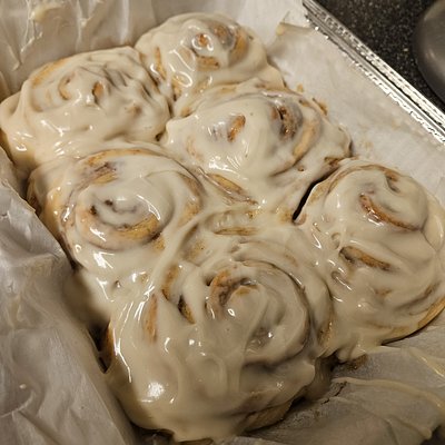 Cinnamon Roll With Icing