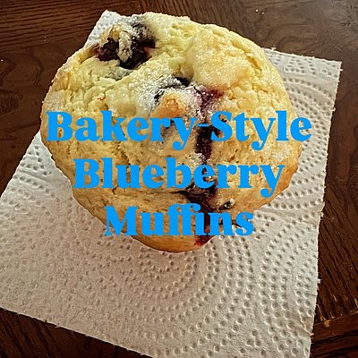 Bakery-Style Blueberry Muffins