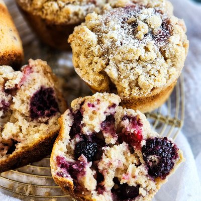 4ct Pack Of Mixed Berry Muffins