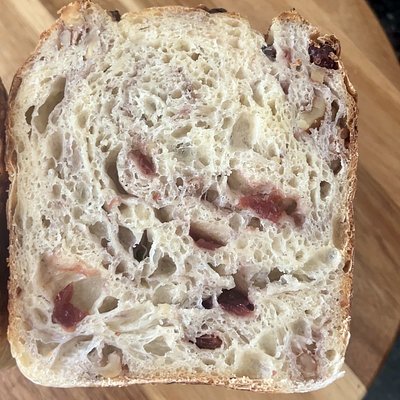 Cranberry Walnut Sourdough Loaf