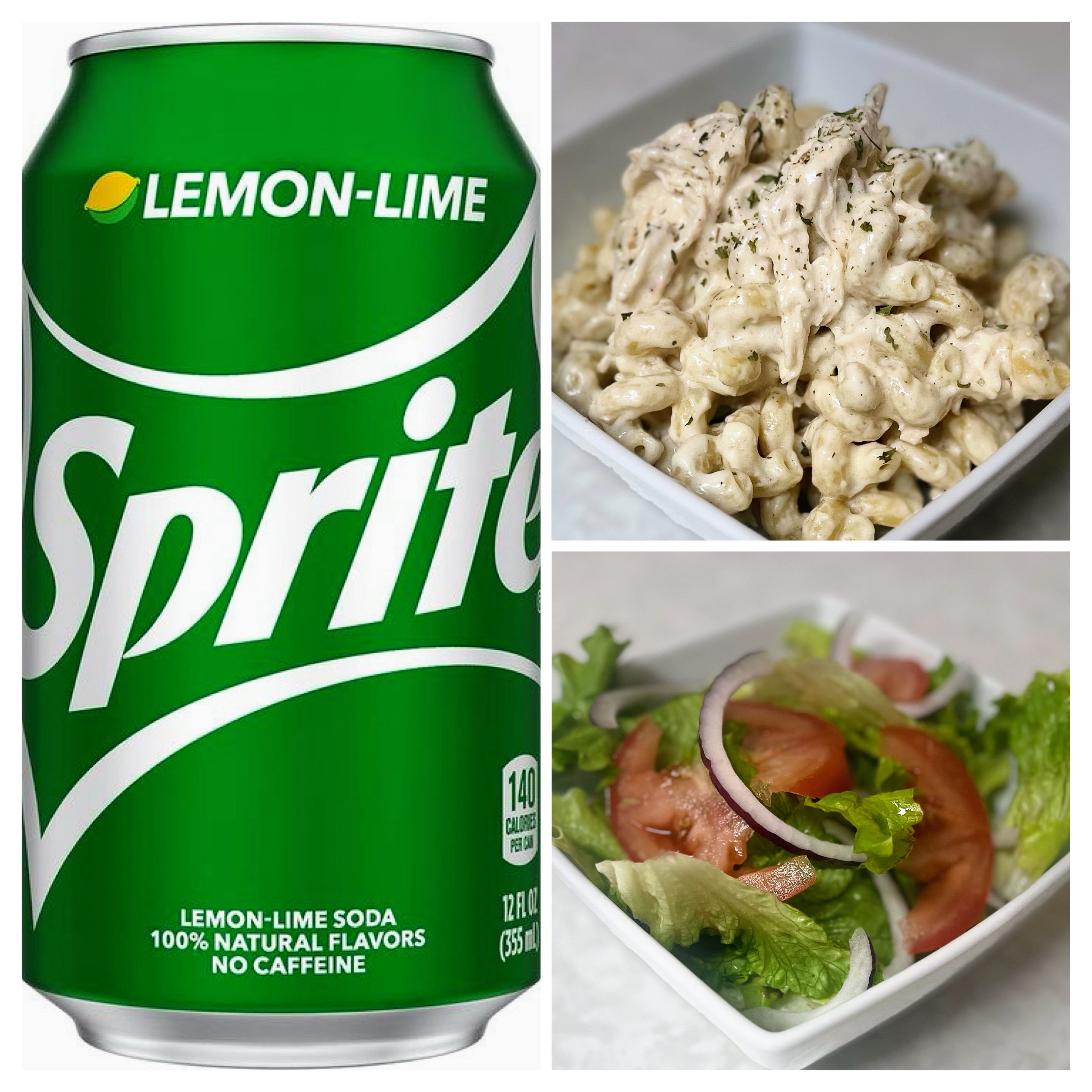 Chicken Alfredo Pasta Meal Combo