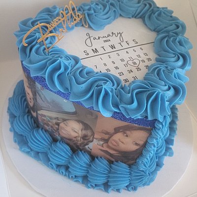 6" Heart Cake (12 Servings)