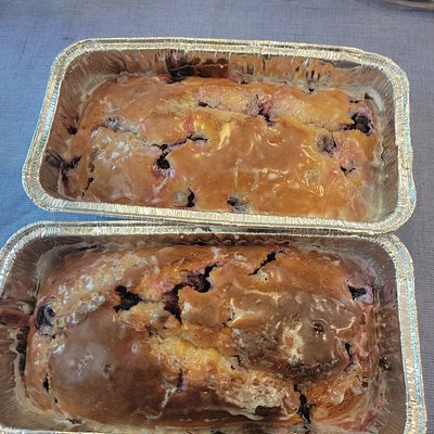 Sourdough Lemon Blueberry Loaf