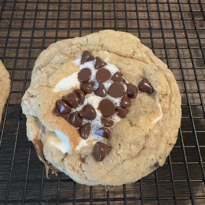Sourdough Chocolate Chip S’mores Cookies