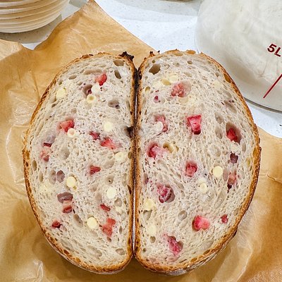 Strawberry Cream Cheese Sourdough