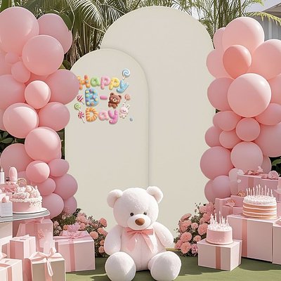 Off white Arch Cover Backdrop Set Of 3