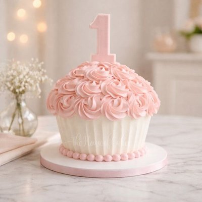 Large Cupcake Smash Cake