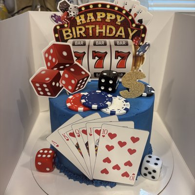 Casino 6” Cake 