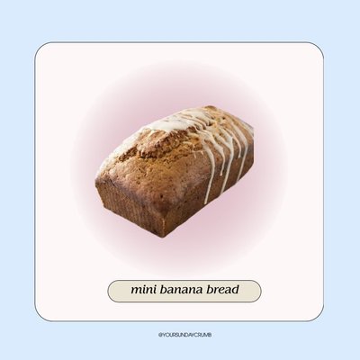 Mini Banana Bread (2 ct)