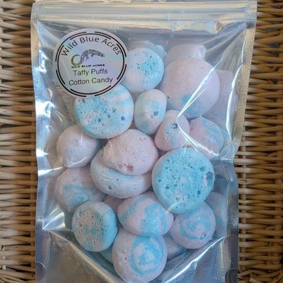 Cotton Candy Taffy Puffs