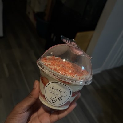 Strawberry Shortcake Cheesecake Cup