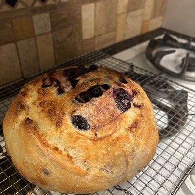 Blueberry Sourdough Bread