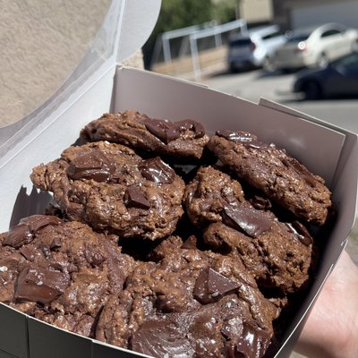 Double Choc Chip Cookies