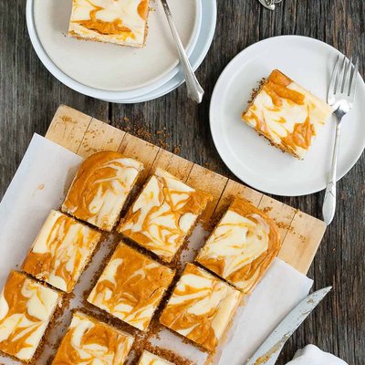 Pumpkin Cheesecake Bar