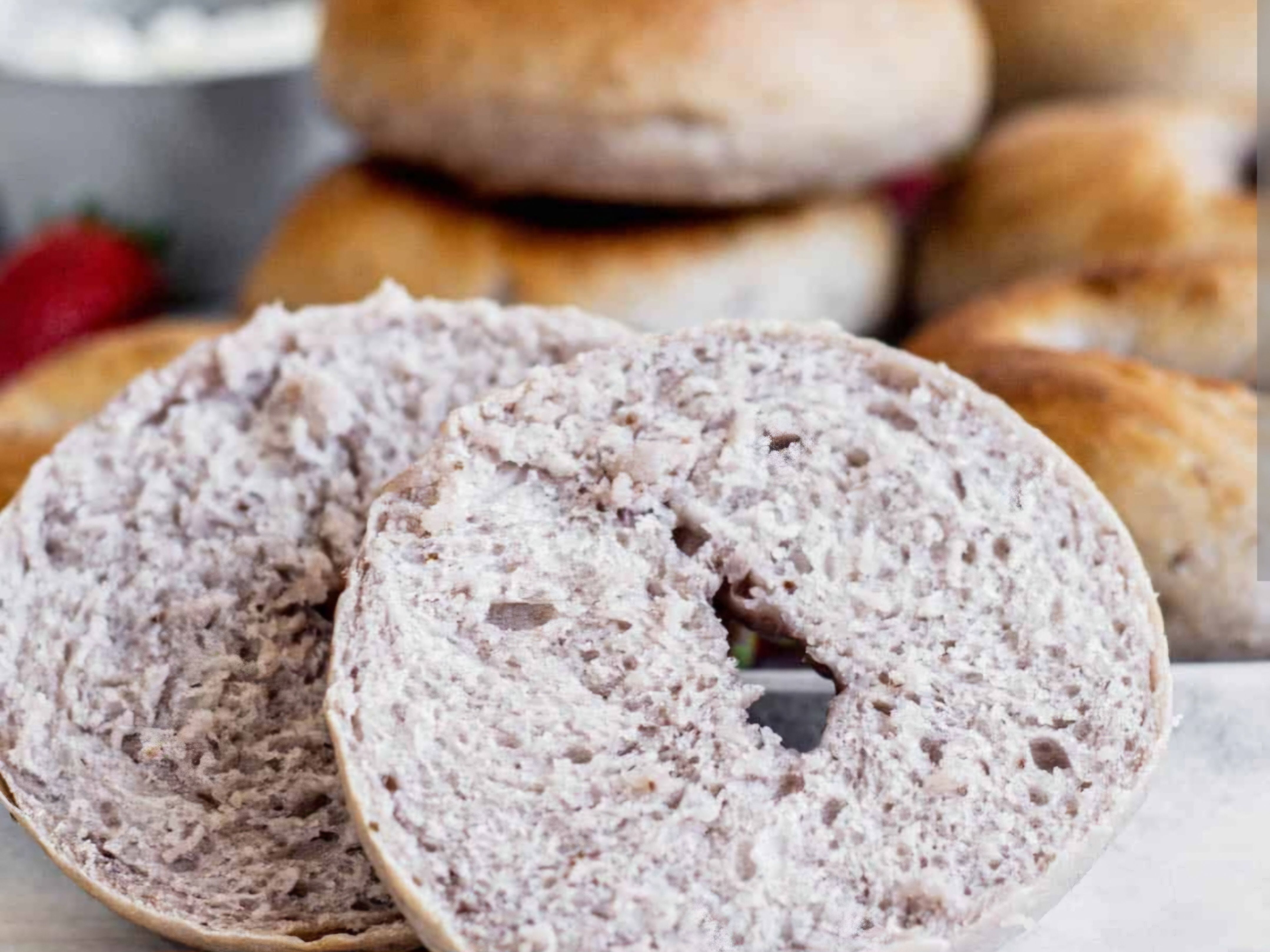Strawberry Bagels