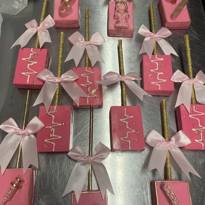 Custom Chocolate Covered Rice Krispie Treats