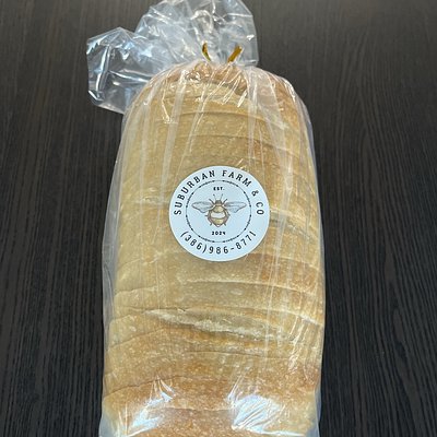 Organic Sourdough Sandwich Loaf - Sliced