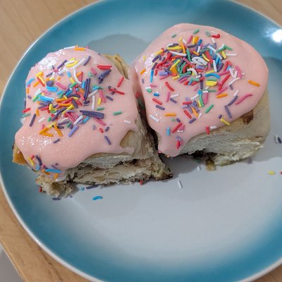 fairy Bread Cinnamon Scroll