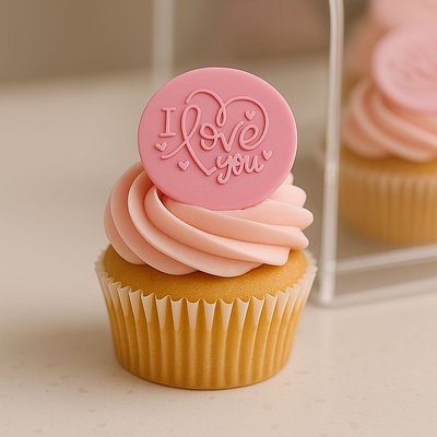 Custom Fondant Cupcakes (12)