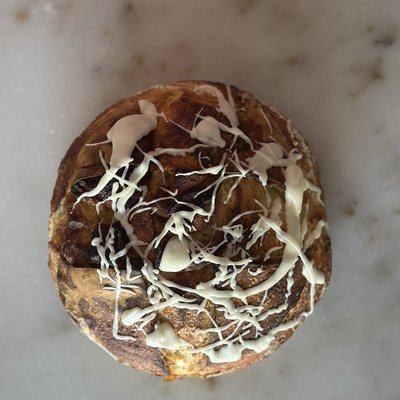 Sourdough Cinnamon Roll Sourdough Bread with Icing On The Side